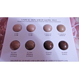 Charlotte Tilbury New Unreal Skin Sheer Glow Tint 8 Shade Bubble Trials NEW