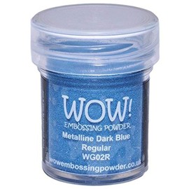 Wow Embossing Powder 15ml-Dark Blue Metalline