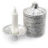 The Dreidel Company Extra Heavy Disposable Candle Holders, 50 Pack