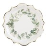 Luck and Luck 8 Green Botanical Leaf Paper Plates With