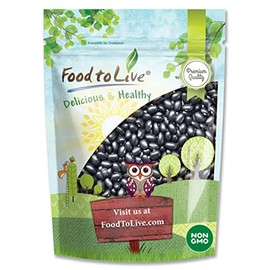 Black Turtle Beans, 3 Pounds – Non-GMO Verified, Whole Dried Beans, Sproutable, Vegan, Kosher, Bulk. Low Sodium. Great Source of Plant Based Protein, Fiber. Great for Bean Soup, Salads, Stews, Chili.