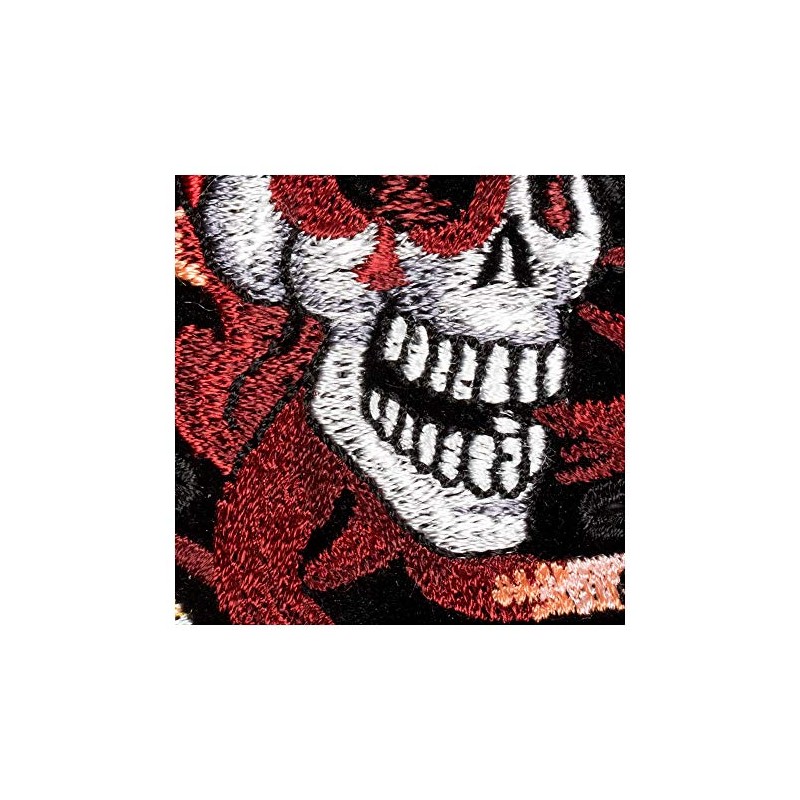 Joker Face With Red Jester Hat Patch, Small Size