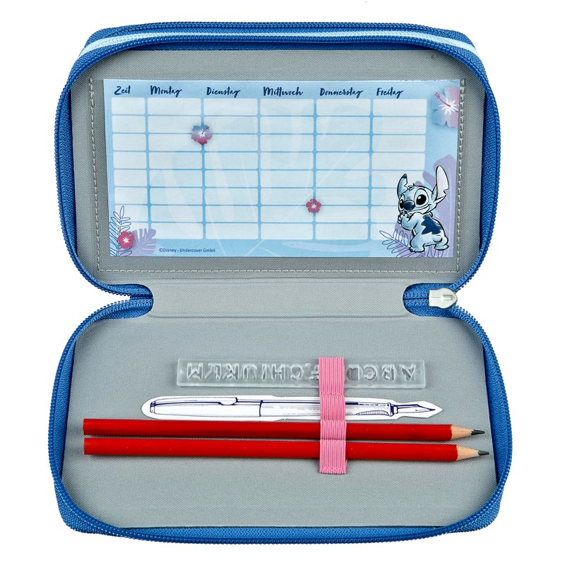 Scooli - Tripledecker Stitch - Filled pencil case with high-quality