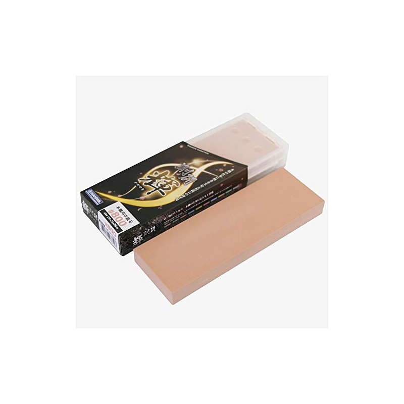 Naniwa NK-2208 Professional Whetstone Kagayaki #800 Sharpener with Storage Case