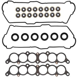 Engine Cylinder Valve Cover Gasket Set VC203 VS50422R MS 95899 Replacement for Toyota 4Runner 3.4L 1996-2002 T100 3.4L 1995-1998 Tacoma 3.4L 1995-2004 Tundra 3.4L 2000-2004