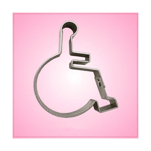 Wheelchair Cookie Cutter 3-1/2 inches