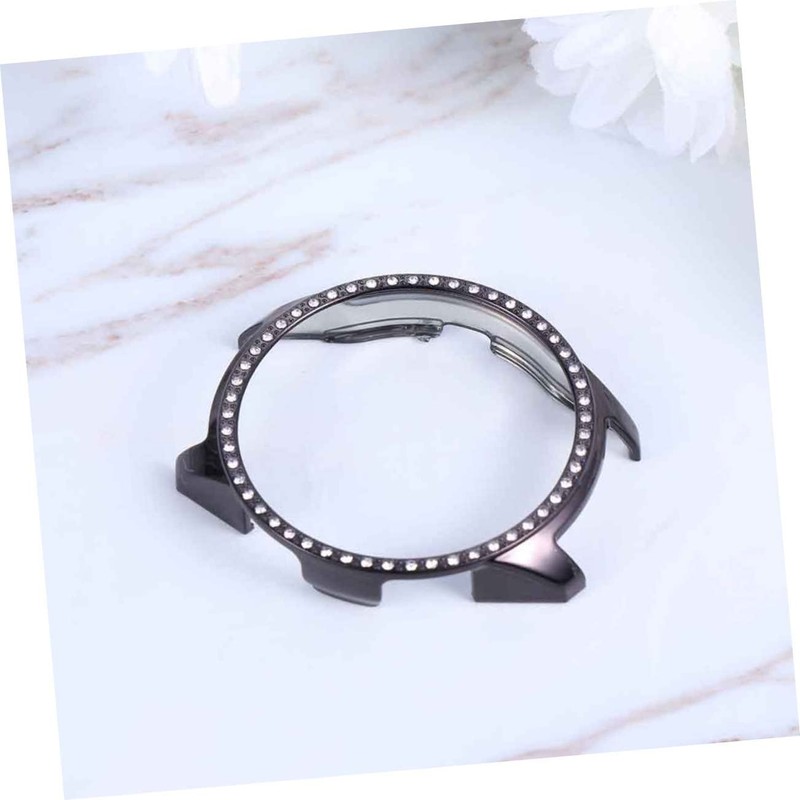 DOITOOL Rhinestone Drop Resistance Watch Protective Case Hollow Out Design