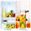 2 Pcs Plastic Pitcher with Lid, 37 oz Clear Acrylic