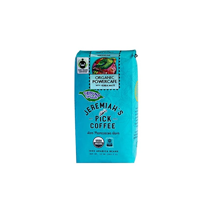 Organic Powercafe® - Ground Coffee for Drip - 10oz, Caffeinated