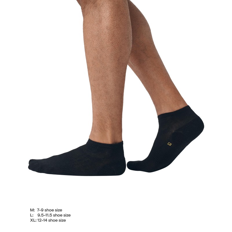 True Classic Mens Socks, Moisture Wicking Ankle Socks for Men