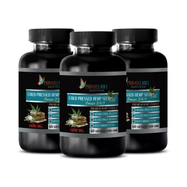 Private Label Nutrition Immune function - HEMP SEED OIL -