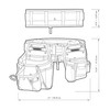 ToughBuilt ClipTech Series – 3-Piece Handyman Tool Belt Set, Modular