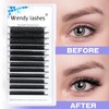 W Lash Extensions 3D Premade Fans Volume Lashes Mix8-14 0.07mm