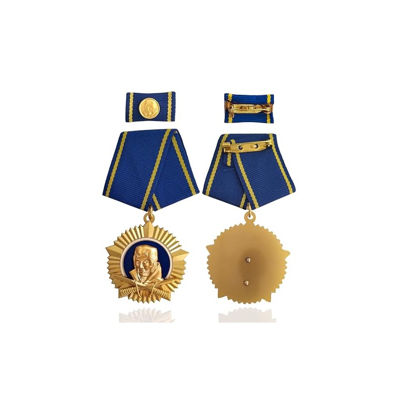 Generisch Scharnhorst Orden (DDR) Pin Blue Metal Classic Brooch Pin