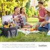 Ivation Portable Electric Cooler Bag | 18L Soft Sided Thermoelectric