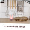 Ciieeo Cute Rabbit Kitchen Timer Mechanical Manager for Home Baking