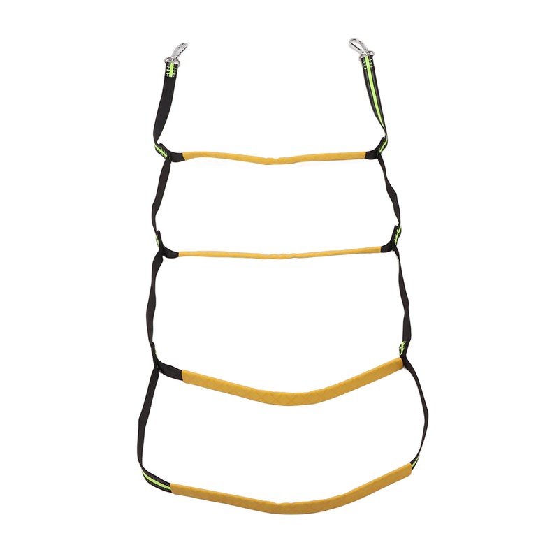 Boat Rope Ladder 4 Steps Foldable Portable Rope Boarding Ladder