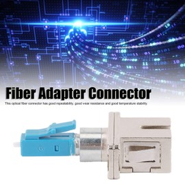 Fiber Optic Connector LC Male to SC Female Singlemode Optical Adapter Ceramic Ferrule High Return Loss Digital Communication