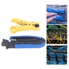 Coax Crimper Tool Kit for Cable Compression with Stripping Tool