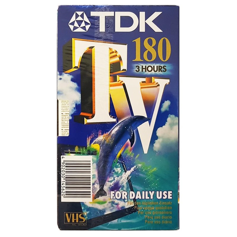 TDK E 180 TV Blank Tapes