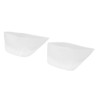 2 Pair Gel Heel Pad Transparent Strong Adhesion Soft Massaging