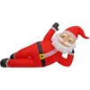National Tree Company First Traditions Inflatable Waving Cheeky Santa, Includes