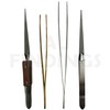 4 SOLDERING TWEEZERS : Set Copper Insulated Negative Locking Solder