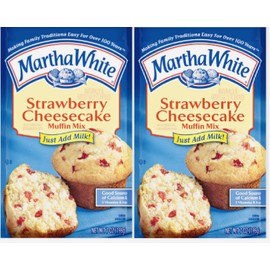 The Marvelous Martha White Muffin Mix (Strawberry Cheesecake)