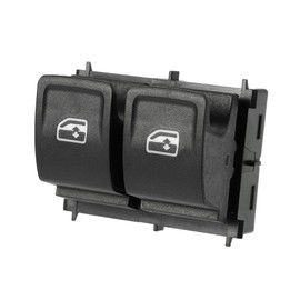 X AUTOHAUX Window Control Switch for VOLKSWAGEN GOLF, Durable Plastic Black