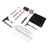 Coconut Opener Tool Set Stainless Steel Coconut Shell Puncher Cutter
