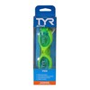 TYR Unisex Child Vesi Low Profile Swimming Goggles - Blue/Yellow/Yellow,