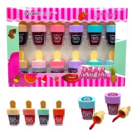 24 Mini Bálsamos Labiales  12 Tintas Paletas  Envío Gratis                                                                                            