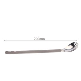 TOAKS Titanium Long Handle Spork Ultralight Camping Cutlery(SLV-14)