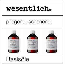 Squalane (100 ml) - pure vegetable care oil from wesentlich.