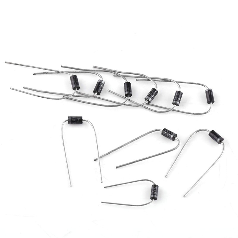 Rectifier Diode Assortment Kit, 100pcs 1N4001-1N4007 1N5817-1N581910 Value Electronic Rectifier