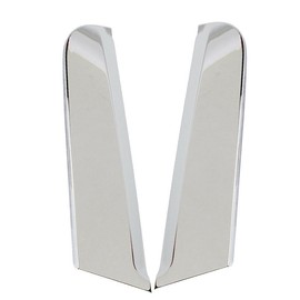 Cakievro Car Rear Triangular Window Trim Cover Door Belt Chrome C Pillar Cover For KIA Sportage 2011-2016 832703W010 832803W010 (1 Pair)