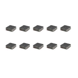 PROXXON Sponge Abrasive Material, Medium, 10 Pieces, Square No. 26585