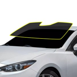 BogarTechDesigns Precut Front Windshield Ceramic Window Tint Film Kit Fits Mazda 3 2014-2018