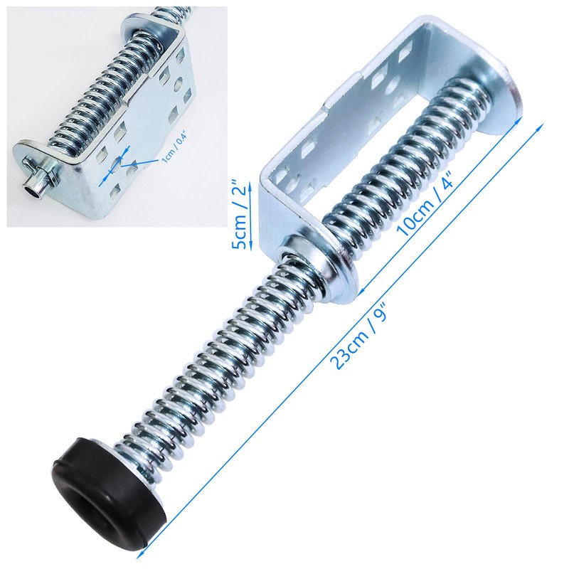 Pair of Garage Door Plunger Bumper Pusher Spring Left and