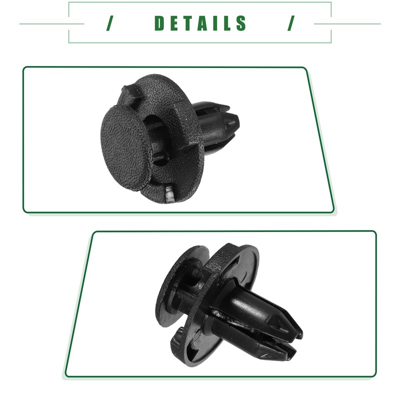 Motoforti Cowl Bumper and Fender Liner Push Clips, Engine Cowl