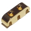 Bass guitar string tree retainer in gold