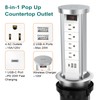Pop Up Outlet for Countertop with PD 20W USB C,