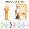 Wortade Cat Fetch Toy Launcher with 6 Flying Disc, Interactive