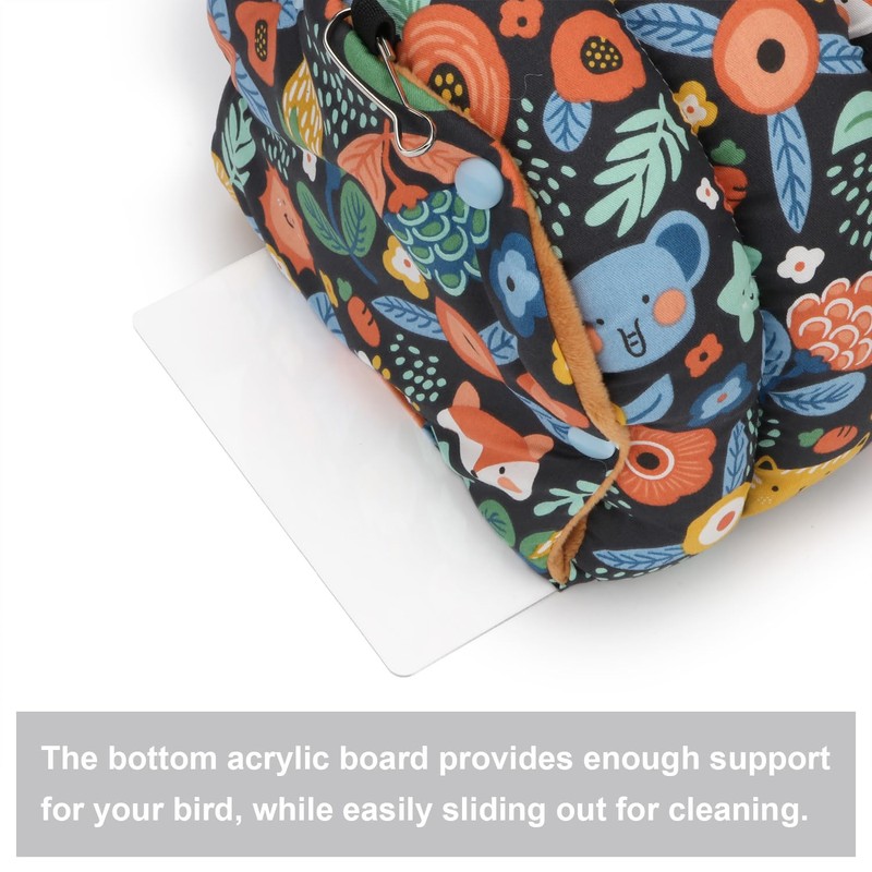 Wontee Bird Nest House Winter Warm Snuggle Hut Bird Bed