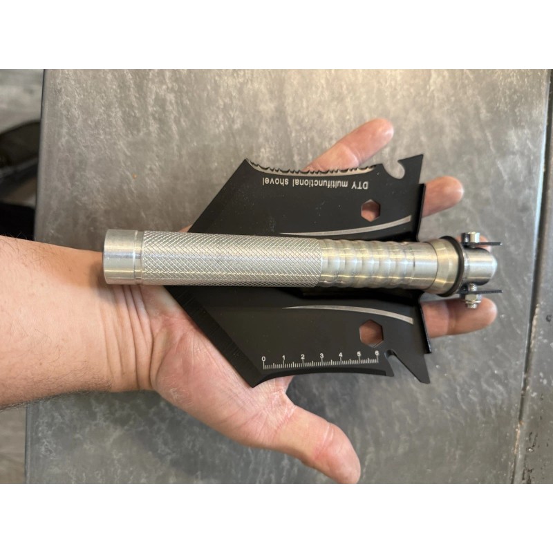 exist outdoor Survival Shovel Axe Kit Multitool Folding Pickaxe for