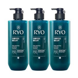 ryo Ryeo Chung-Ah Deep Cleansing & Cooling Shampoo 592ml 3-Pack, 3 / 려 청아 딥클렌징 앤 쿨링 샴푸 592ml 3개팩, 3개