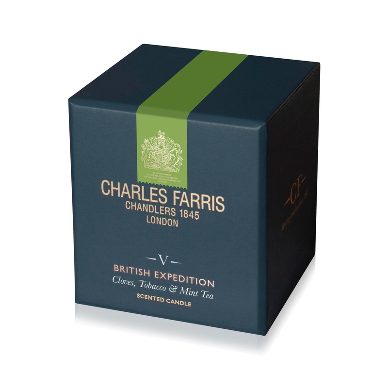 Charles Farris Luxury Scented Candle – 1 Wick, Hand-Poured, Long