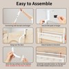 Fovkdcvw Over the Door Pantry Organizer, 6-Tier Pantry Door Organization