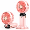Portable Rechargeable Fan for Personal Cooling – 5-Speed Foldable Fan