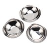 3Pcs Irregular Shape Salad Bowls, Stainless Steel Salad Bowl for